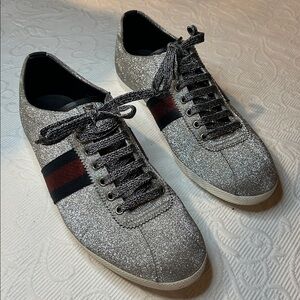Gucci Bambi Sneakers glittery Retro-Inspired Design. Men’s size 11. Nearly new.